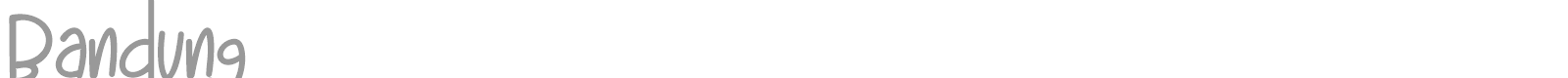 Bandung font preview